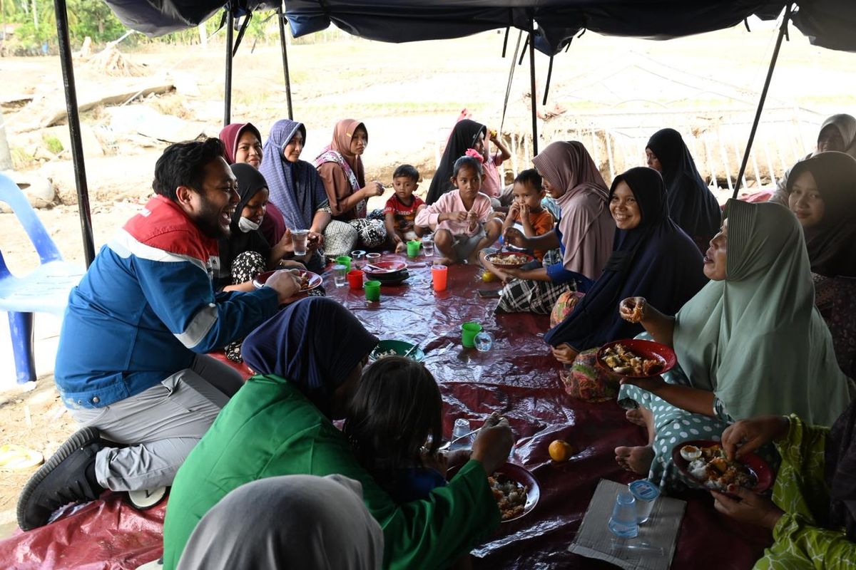 Upaya pemulihan pascabencana dilakukan secara berkelanjutan melalui kolaborasi dan pendampingan erat bersama masyarakat setempat.