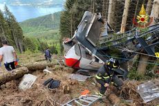 UPDATE: Kereta Gantung Jatuh di Gunung Italia Tewaskan 13 Orang