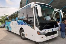 Bus Listrik Rakitan MAB Resmi Diserahkan ke Konsumen