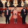 Gaya Anggun Puan Maharani Berkebaya Jingga di Sidang Tahunan MPR/DPR