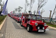 Peringati HUT RI, Ratusan Mini Cooper Konvoi di BSD City