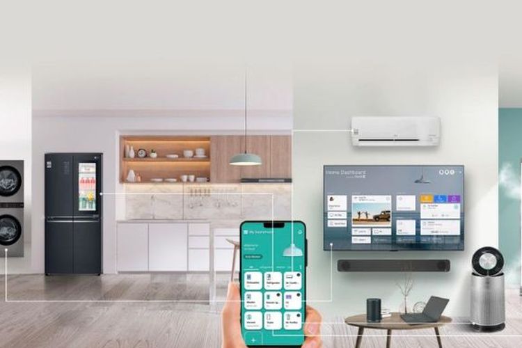 IIlustrasi smart home. 

