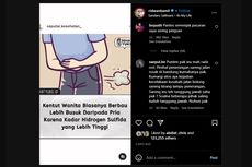 Ramai soal Unggahan Kentut Perempuan Lebih Bau dari Laki-laki, Benarkah?