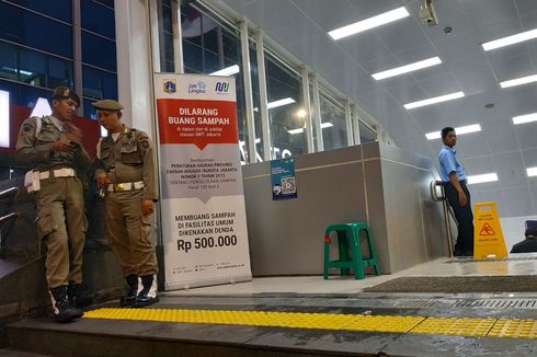 Cegah Sampah di Area Stasiun,  MRT Sosialisasikan Slogan TSP