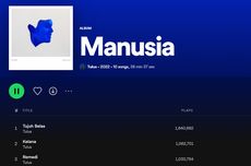 Tembus Top 50 Spotify Global, Ini Makna Lagu "Hati-hati di Jalan" Tulus