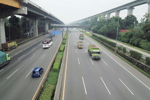 Pemudik Arah Bandung Via Tol Cikampek Diminta Gunakan Lajur Kiri