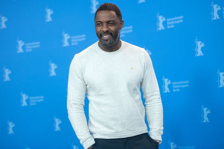 Aktor Inggris Idris Elba berpose pada pemutaran film Yardie pada festival film Berlinale di Berlin, Jerman, pada 22 Februari 2018.