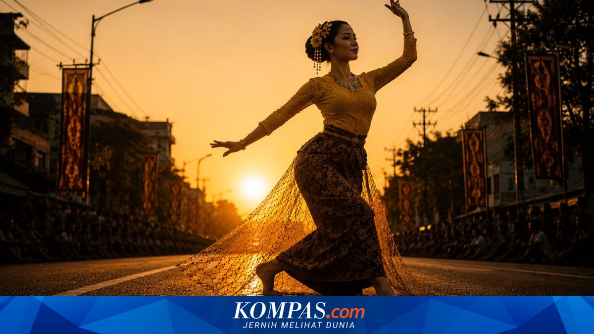 Saat Jalan Raya di Sumenep Berubah Jadi Panggung Tari dalam Maharaya Festival 2026