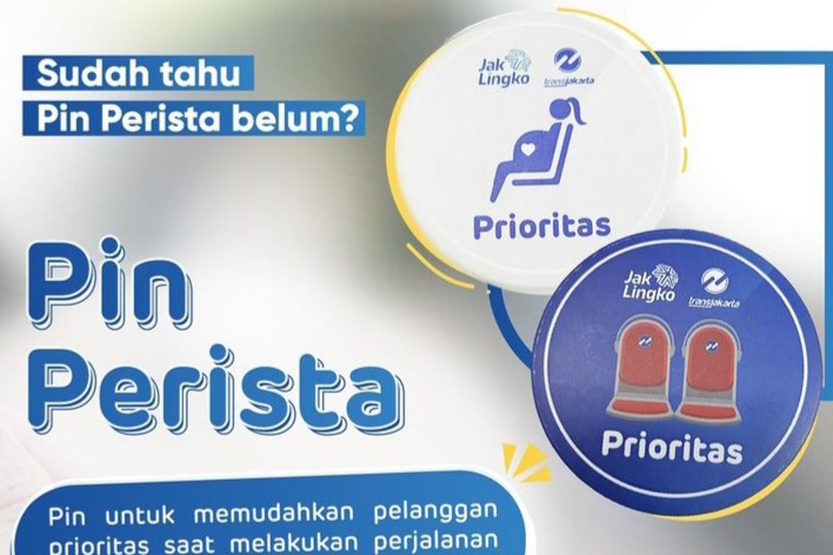 Cara Mendapatkan Pin Prioritas Transjakarta.