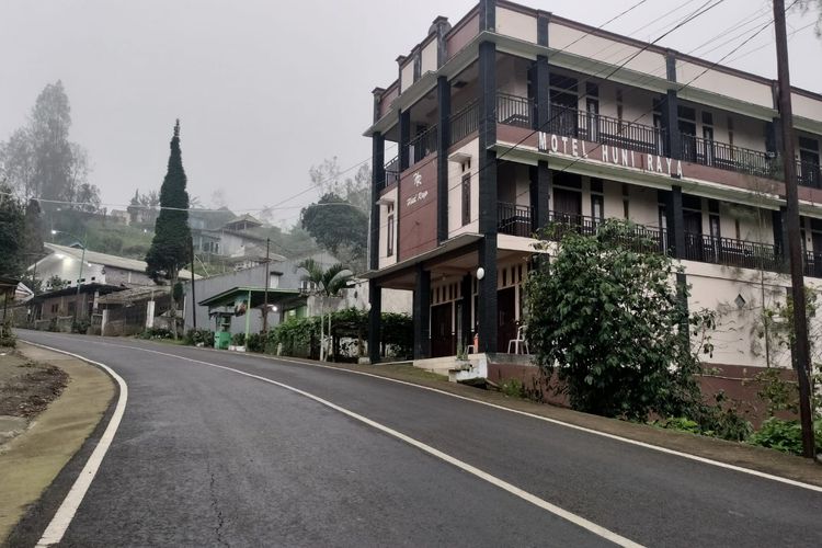 Salah satu hotel di Kecamatan Tosari masih sepi pengunjung di masa liburan Nataru 2025