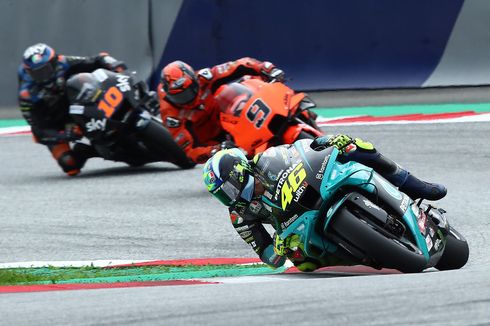 Rossi Bidik Finis 10 Besar di MotoGP Austria