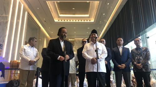 Bertemu Surya Paloh, Prabowo Sebut Butuh Putra-Putri Terbaik