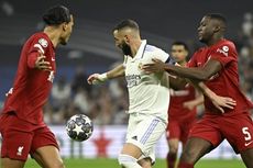 Real Madrid Vs Liverpool: Benzema Sejajar Ramos, Babak Pertama 0-0