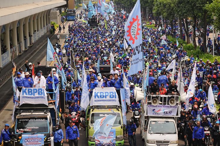 Diizinkan Demo di Sudirman, Buruh: Kami Taat dan Damai, Tak Mau Masuki Bundaran HI