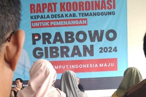 Para Kades di Temanggung Ikut Rakor Pemenangan Prabowo, Apa Kata Bawaslu?