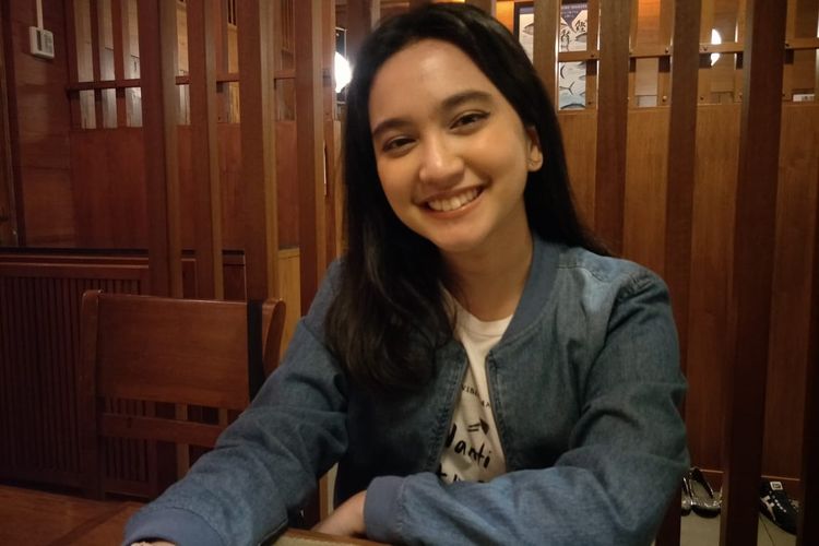 Rachel Amanda saat ditemui di kawasan Blok M, Jakarta Selatan, Kamis (2/1/2020).