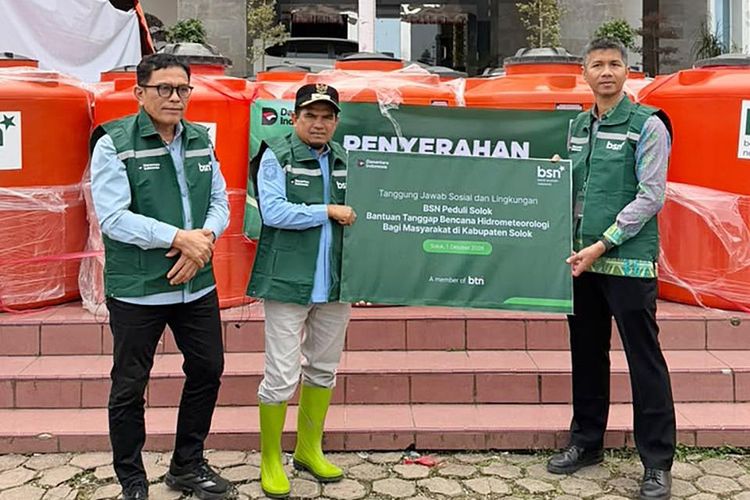 Banjir Bandang Solok, BSN Salurkan Bantuan untuk Warga Terdampak