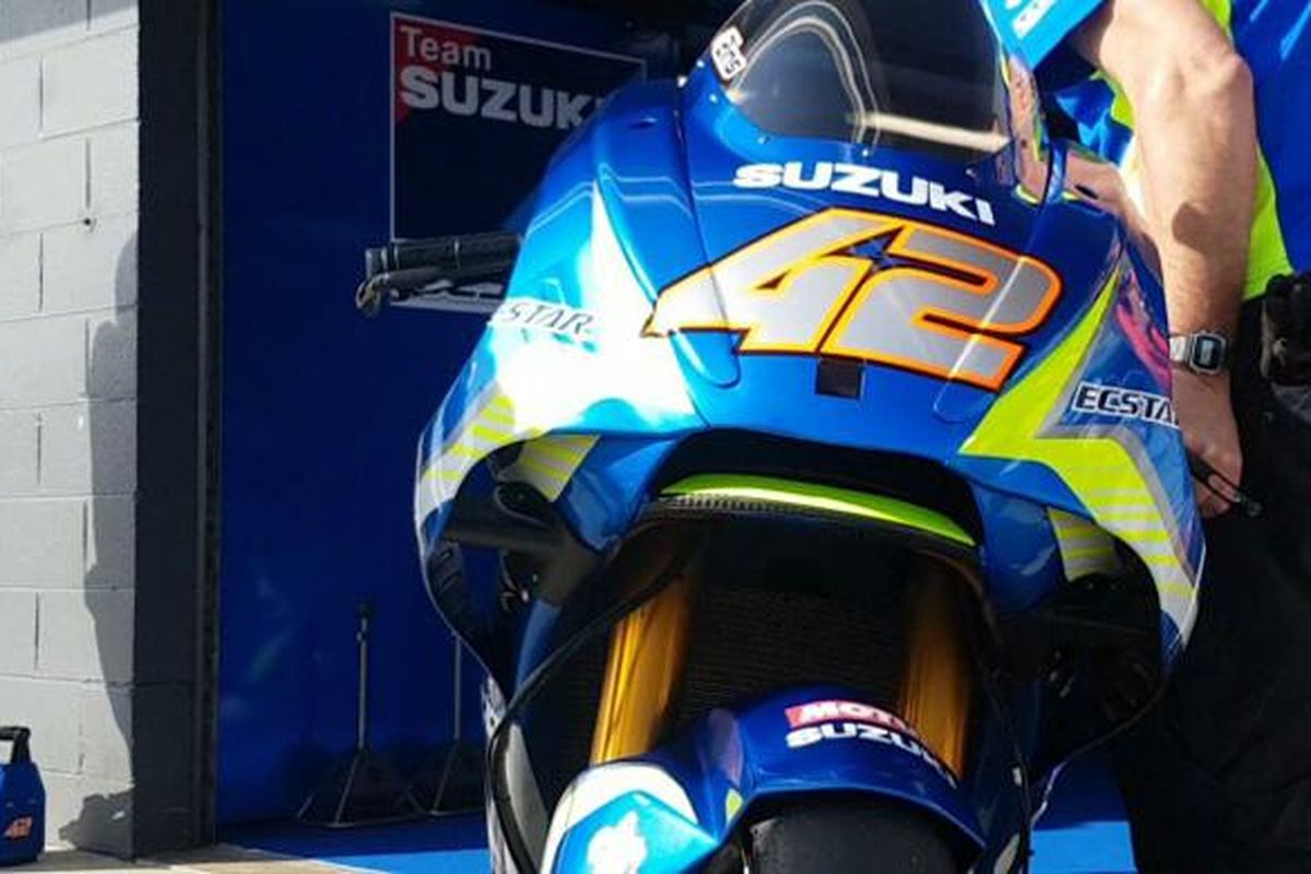 Winglet baru dari Suzuki di MotoGp 2017.