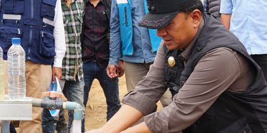 Gotong Royong Warga dan Rumah Amal Salman, Air Bersih Kini Mengalir di Desa Jamat