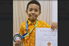 Siswa Kelas 2 SD Raih Medali Olimpiade Matematika Asia Tenggara 2022