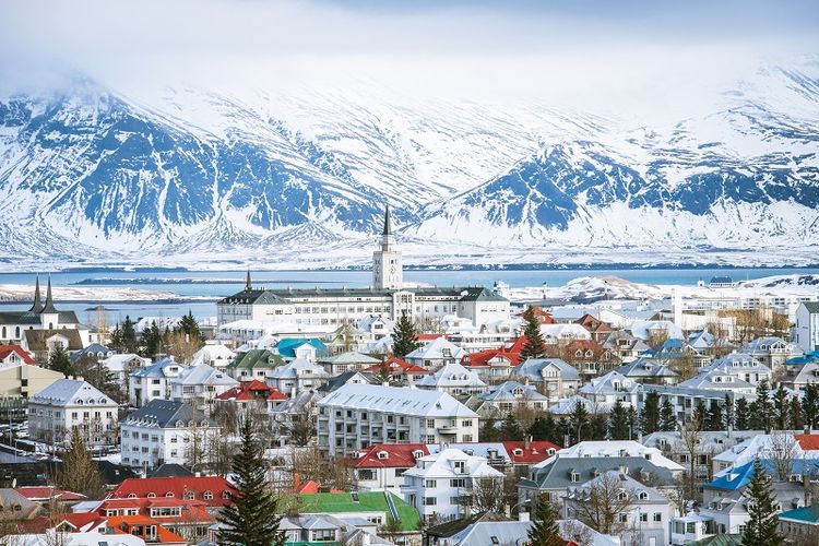 Ibu kota Islandia, Reykjavik.