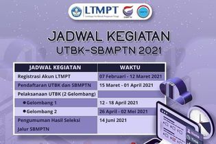 H-8 Pendaftaran Akun LTMPT Ditutup, 1.379.663 Siswa Simpan Permanen