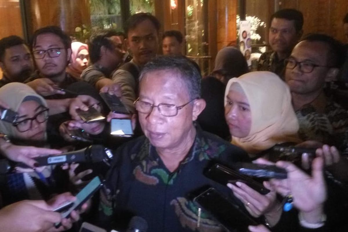 Darmin Nasution di Jakarta, Rabu (2/10/2019).