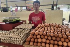 Harga Telur Ayam di Pasar Tanah Baru Bogor Naik