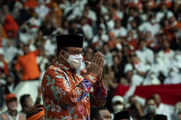 Gemuruh Teriakan Anies Presiden Saat Hadiri Milad Ke-20 PKS