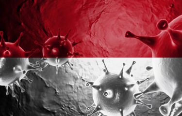 Ilustrasi virus corona, Covid-19 di Indonesia