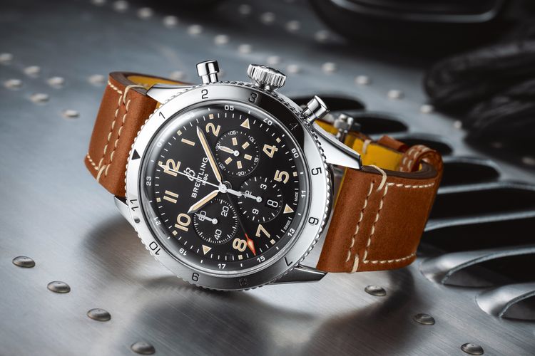 Breitling Super AVI P-51 Mustang stainless steel