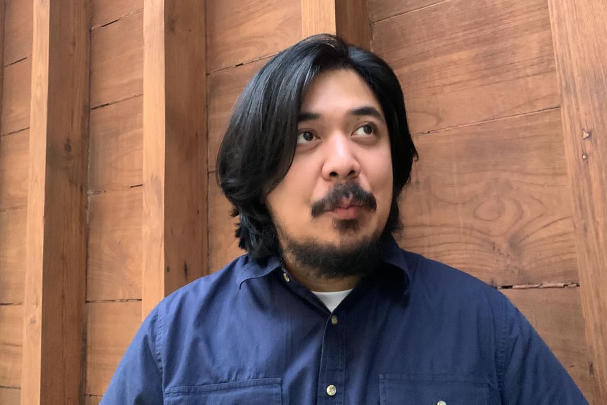 Musisi Bilal Indrajaya ditemui di Bentara Budaya Jakarta di kawasan Palmerah, Jakarta Barat, Jumat (28/7/2023). 