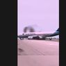 Beredar Video Pesawat Garuda Kesulitan Mendarat di Iran, Dirut: Hoaks!