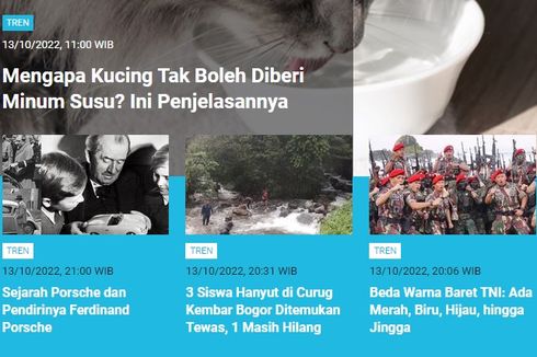 [POPULER TREN] 131 Anak Alami Gagal Ginjal Akut | Alasan Tak Boleh Memberi Kucing Minum Susu