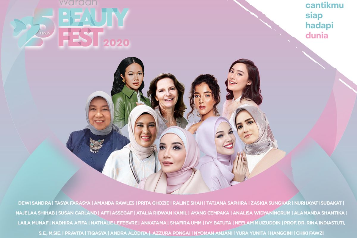 Wardah Beauty Fest untuk merayakan perjalanan 25 tahun Wardah.