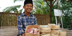 Lewat Jalan Terjal, Dompet Dhuafa dan Jalanpulang.id Salurkan Paket Sedekah Daging ke Pelosok Banten