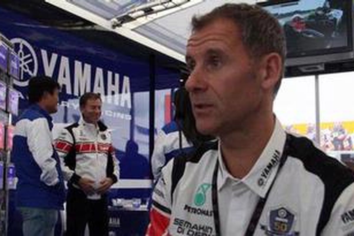 Manajer tim Yamaha, Wilco Zeelenberg.