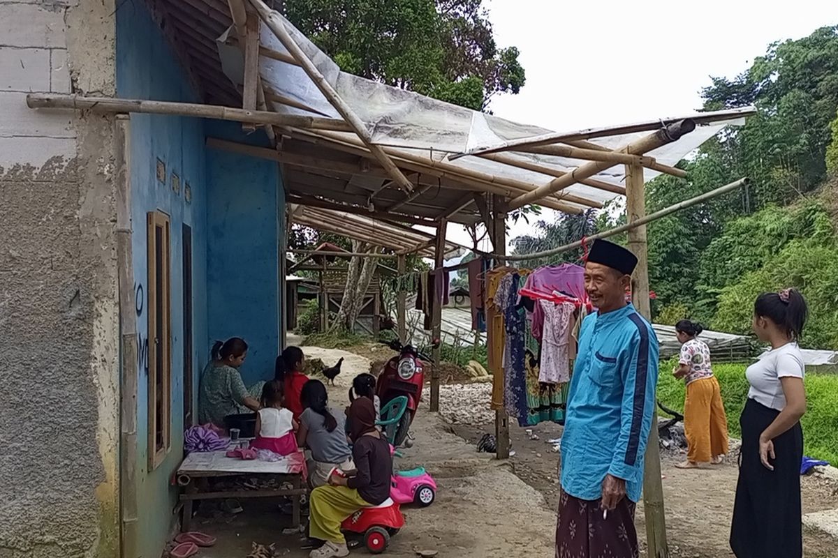 Kondisi rumah korban penambang emas yang dinyatakan hilang di Banyumas
