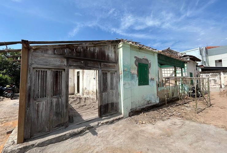 BERITA FOTO: Renovasi Rumah Masa Kecil Pahlawan Nasional Slamet Riyadi di Solo