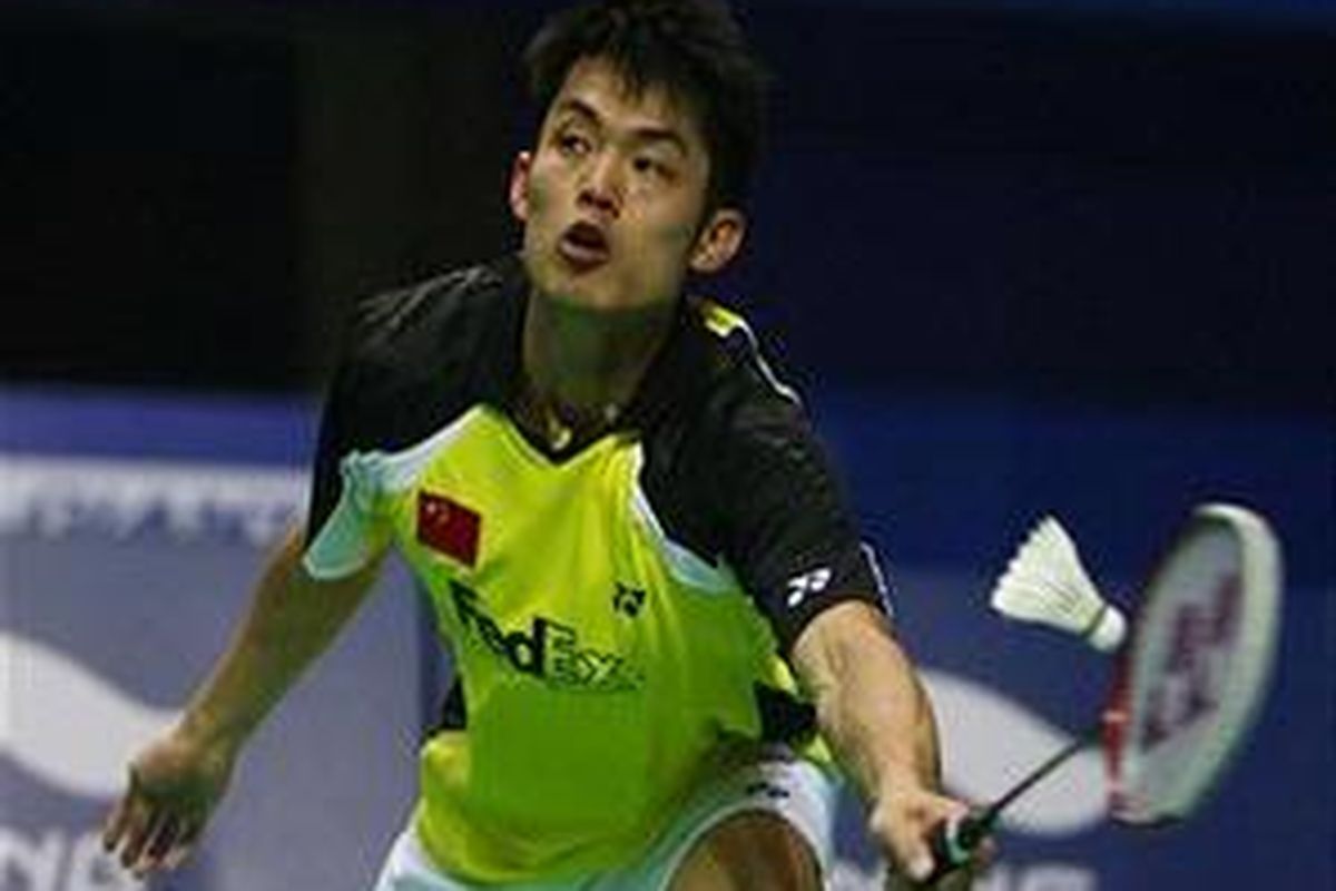 Lin Dan, masih terlalu tangguh bagi pemain muda Indonesia, Andre Kurniawan Tedjono.