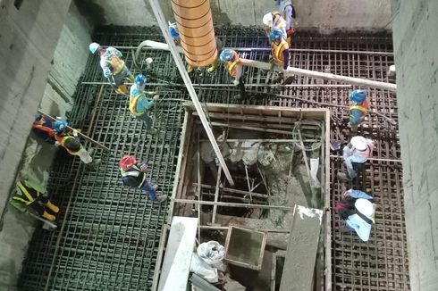 Progres Konstruksi MRT Fase 2A Bundaran HI-Harmoni Capai 25,83 Persen 