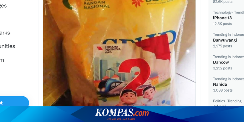 TKN Tegaskan Tak Pasang Stiker Prabowo-Gibran di Beras Bulog: Fitnah!