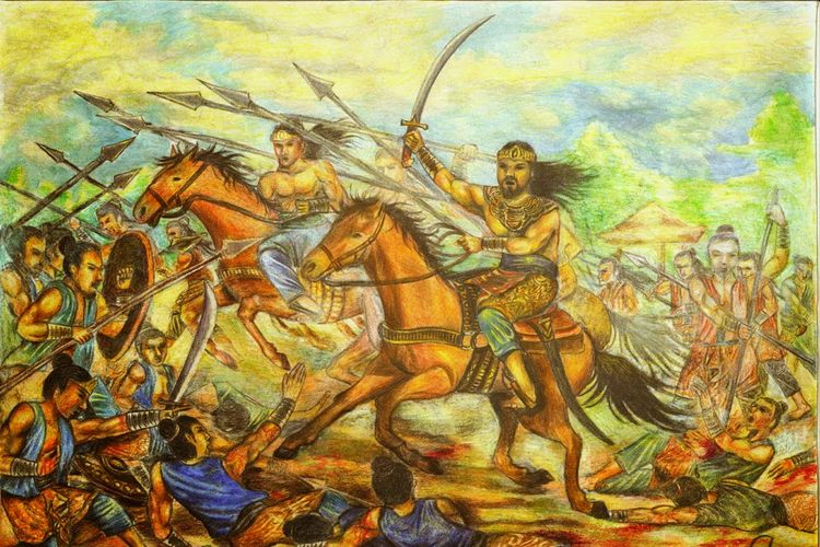 ilustrasi Perang Paregreg.
