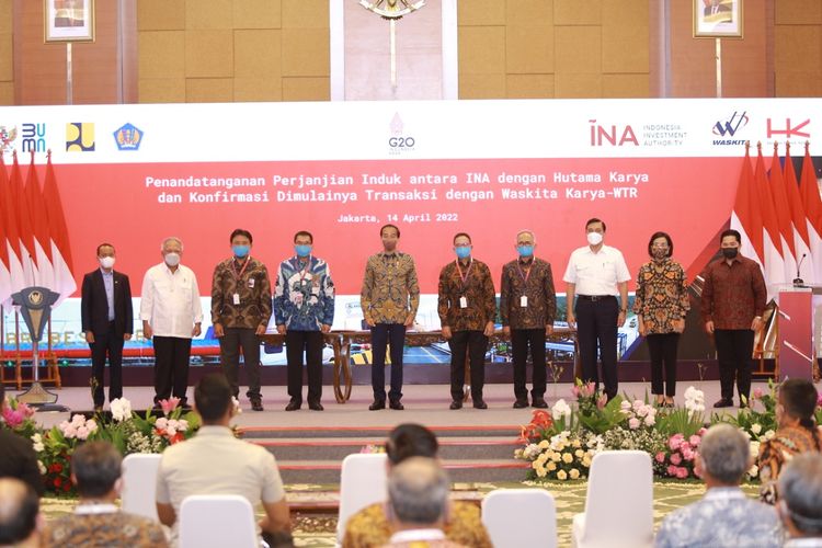 Kerja sama INA, Hutama Karya, dan waskita Karya pada investasi jalan tol di Indonesia, Kamis 