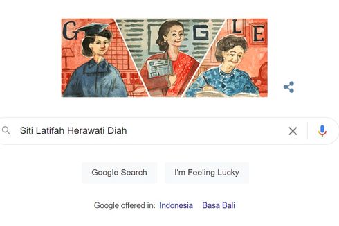 Mengenal Siti Latifah Herawati Diah yang Jadi Google Doodle Hari Ini