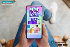 Harbolnas 9.9, Watsons Tebar Promo Diskon hingga 80 Persen