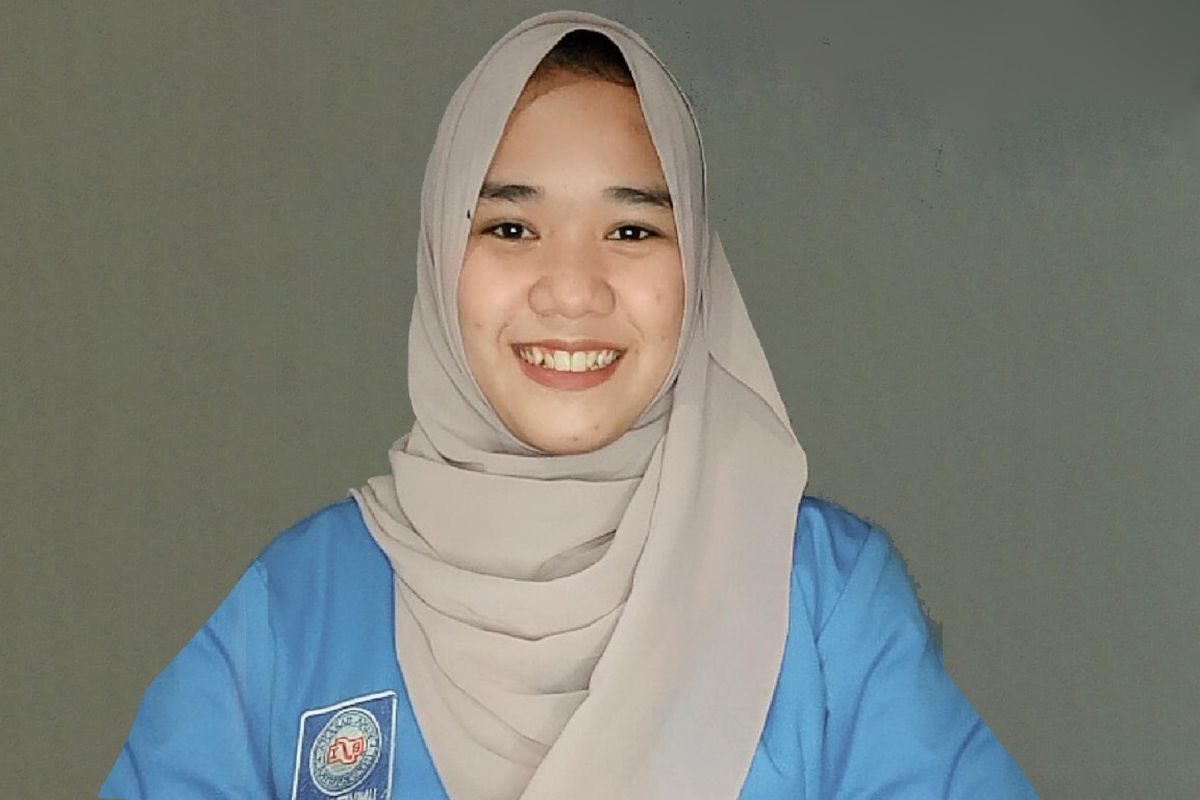 Salah satu mahasiswa Universitas BSI yang berhasil lolos Program Transfer Kredit Internasional 2021 Vanya Riskiana.