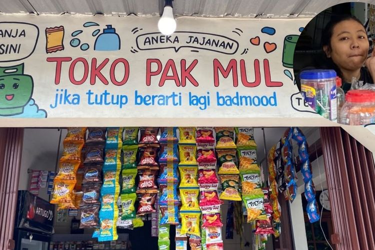 Toko Pak Mul Solo Viral Berkat Tulisan “Jika Tutup Berarti Lagi Bad Mood”, Pemilik Terharu Baca Komen Warganet