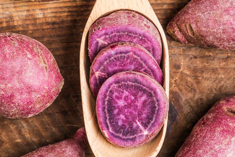 Ubi ungu, salah satu makanan untuk penderita prediabetes
