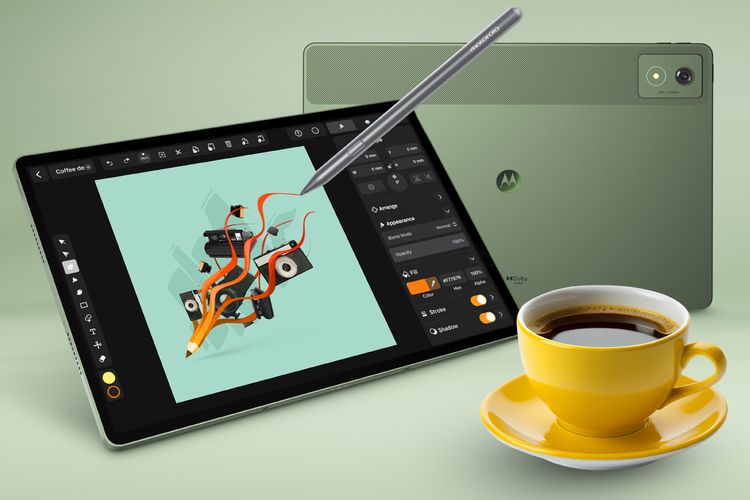 Ilustrasi Motorola Moto Pad 60 Pro.
